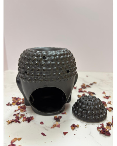 Quemador de fragancias Buda Negro