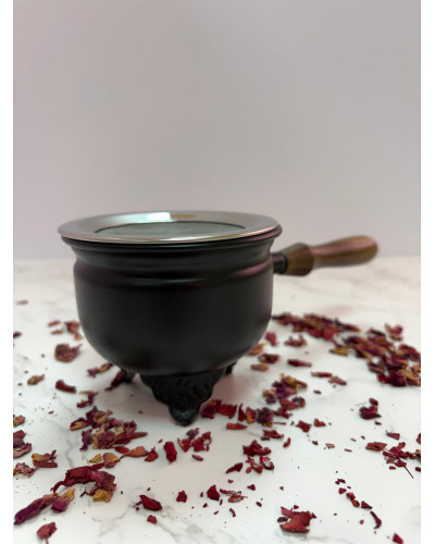 Quemador con mango de madera