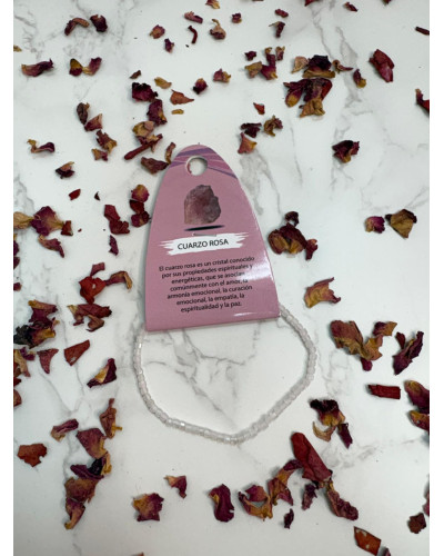 Pulsera Cuarzo Rosa