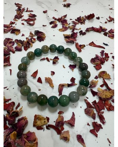 Pulsera Ágata de Musgo