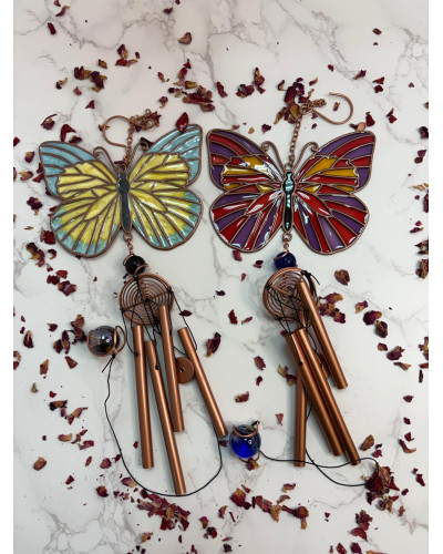 Campana de Viento Mariposa