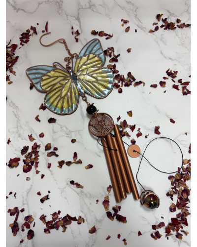 Campana de Viento Mariposa