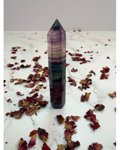 Punta de Fluorita Arcoiris