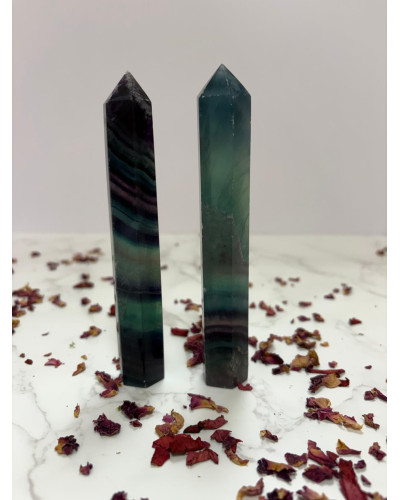 Punta de Fluorita Arcoiris