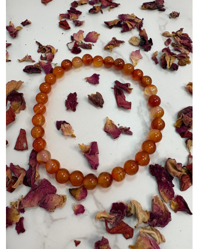 Pulsera Cornalina 6 mm