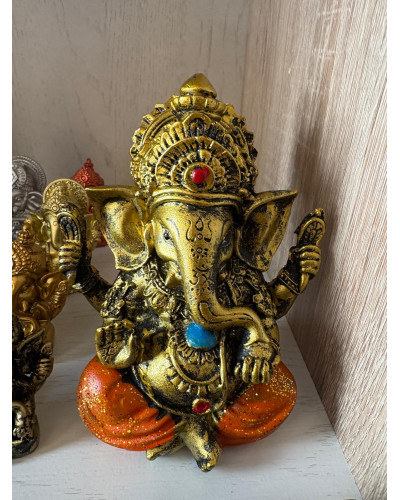 Figura Ganesha Dorada